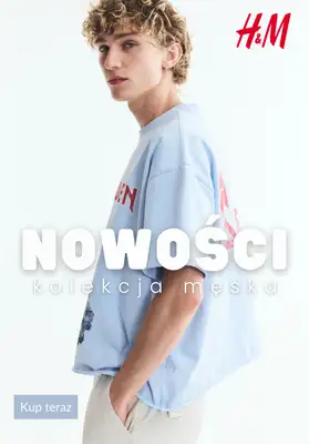 H&M - gazetka promocyjna NOWOŚCI - kolekcja męska od soboty 08.08 