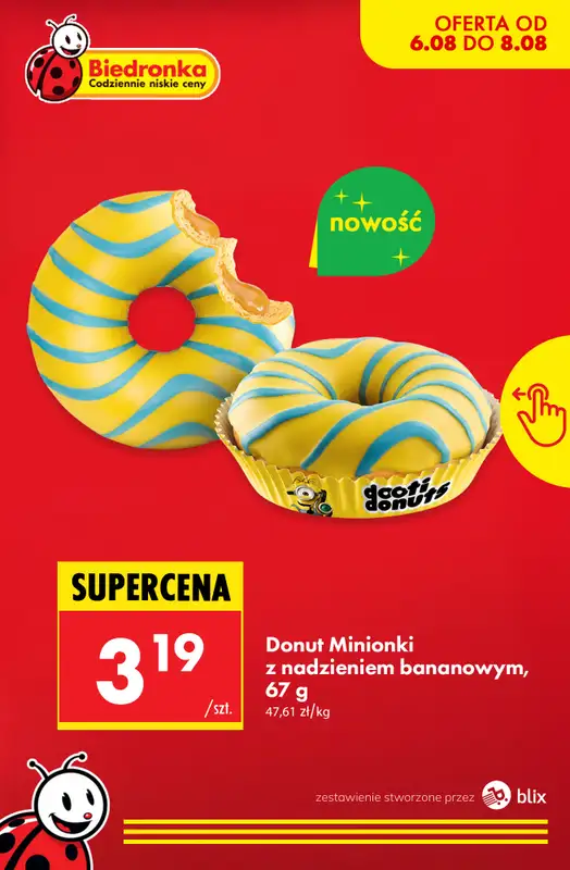 Biedronka - gazetka promocyjna Nowości w Biedronce! od czwartku 06.08 do soboty 08.08 - strona 6
