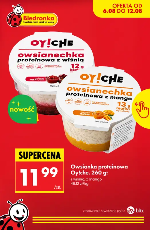 Biedronka - gazetka promocyjna Nowości w Biedronce! od czwartku 06.08 do soboty 08.08 - strona 10
