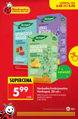 Biedronka - gazetka promocyjna Nowości w Biedronce! od czwartku 06.08 do soboty 08.08 - strona 8