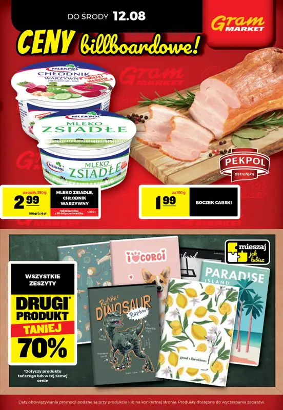 Gram Market - gazetka promocyjna Cały tydzień niskie ceny od piątku 07.08 do środy 12.08 - strona 3