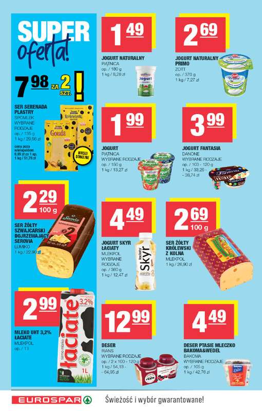 SPAR - gazetka promocyjna Gazetka Eurospar od środy 12.08 do niedzieli 23.08 - strona 4