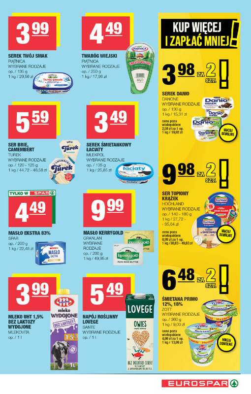 SPAR - gazetka promocyjna Gazetka Eurospar od środy 12.08 do niedzieli 23.08 - strona 5