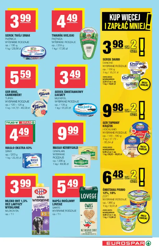 SPAR - gazetka promocyjna Gazetka Eurospar od środy 12.08 do niedzieli 23.08 - strona 5