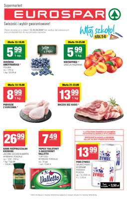 SPAR - gazetka promocyjna Gazetka Eurospar od środy 12.08 do niedzieli 23.08