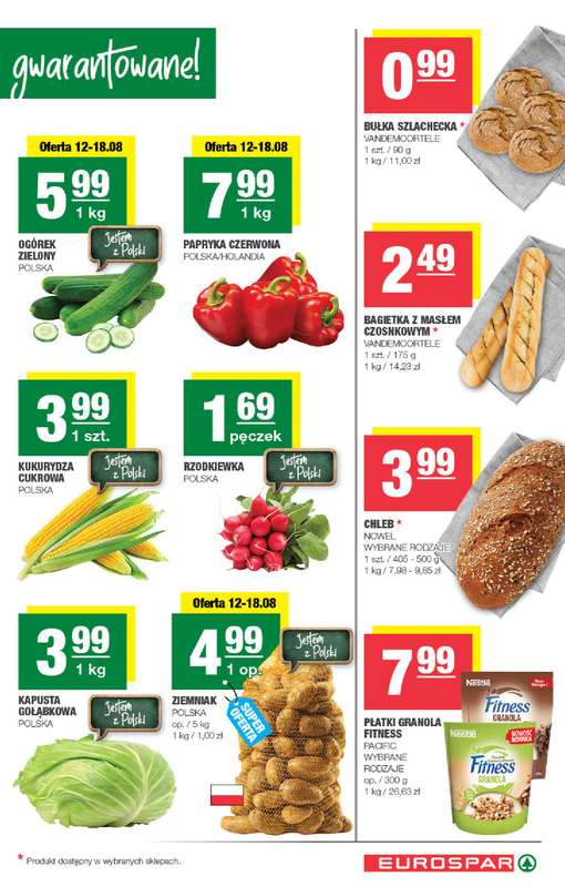 SPAR - gazetka promocyjna Gazetka Eurospar od środy 12.08 do niedzieli 23.08 - strona 3