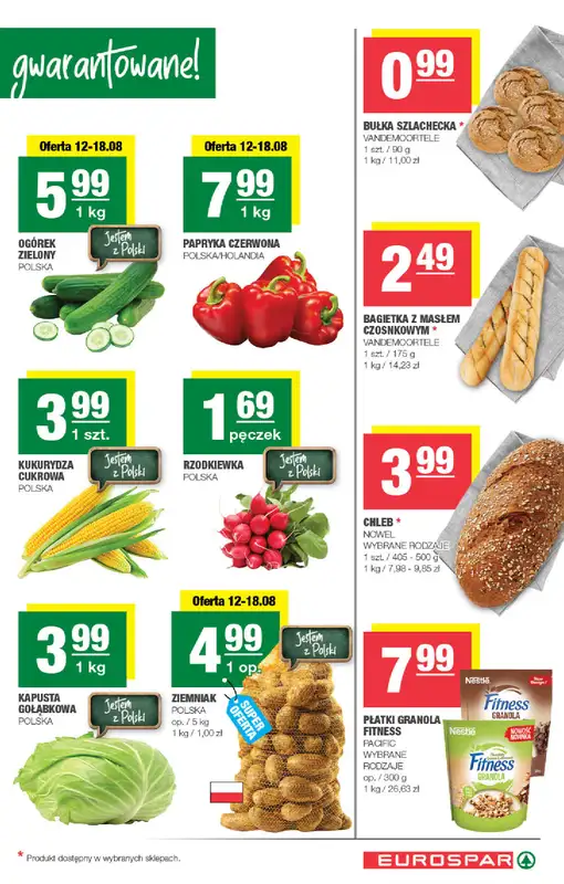 SPAR - gazetka promocyjna Gazetka Eurospar od środy 12.08 do niedzieli 23.08 - strona 3