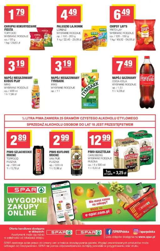 SPAR - gazetka promocyjna Gazetka Spar Mini od środy 12.08 do niedzieli 23.08 - strona 4