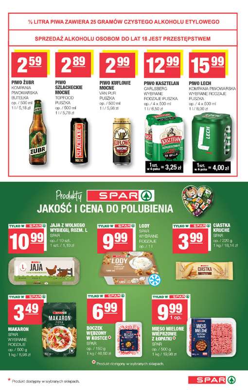 SPAR - gazetka promocyjna Gazetka Spar od środy 12.08 do niedzieli 23.08 - strona 7