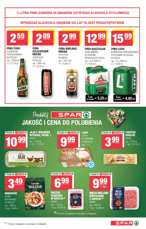 SPAR - gazetka promocyjna Gazetka Spar od środy 12.08 do niedzieli 23.08 - strona 7