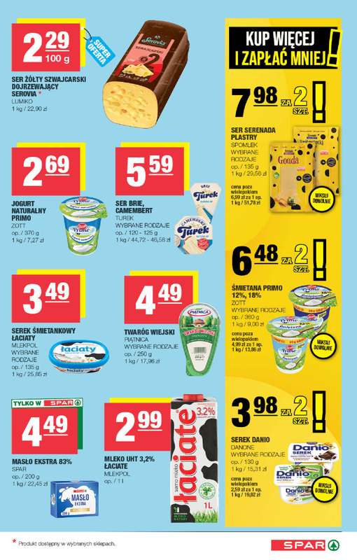 SPAR - gazetka promocyjna Gazetka Spar od środy 12.08 do niedzieli 23.08 - strona 3