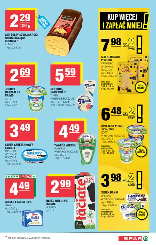 SPAR - gazetka promocyjna Gazetka Spar od środy 12.08 do niedzieli 23.08 - strona 3