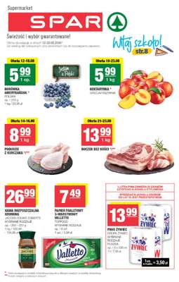 SPAR - gazetka promocyjna Gazetka Spar od środy 12.08 do niedzieli 23.08