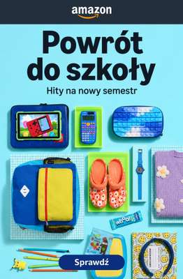 Amazon - gazetka promocyjna Wyprawka szkolna do 200 zł od czwartku 06.08 
