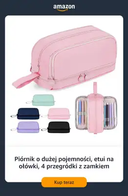 Amazon - gazetka promocyjna Wyprawka szkolna do 200 zł od czwartku 06.08  - strona 8