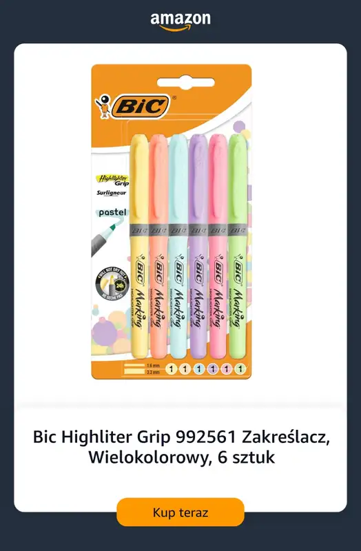 Amazon - gazetka promocyjna Wyprawka szkolna do 200 zł od czwartku 06.08  - strona 12