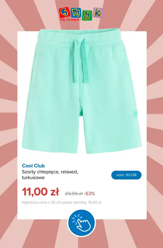 Smyk - gazetka promocyjna Dodatkowe -20% na WYPRZEDAŻ ubrań i butów od czwartku 06.08 do poniedziałku 10.08 - strona 5