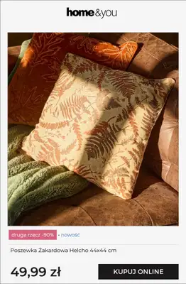 home&you - gazetka promocyjna Druga rzecz -90% od czwartku 06.08 do wtorku 11.08 - strona 8