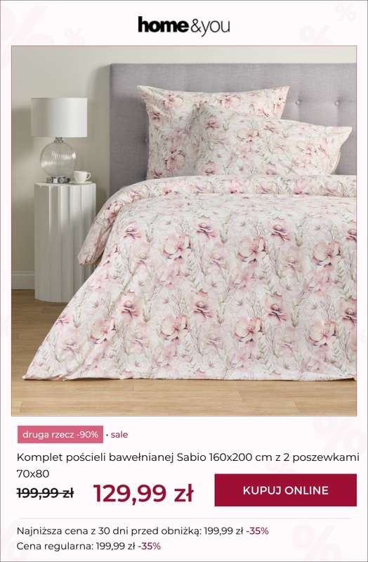home&you - gazetka promocyjna Promocja druga rzecz -90%: produkty SALE od piątku 07.08 do wtorku 11.08 - strona 7