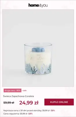 home&you - gazetka promocyjna Promocja druga rzecz -90%: produkty SALE od piątku 07.08 do wtorku 11.08 - strona 2
