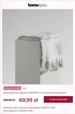 home&you - gazetka promocyjna Promocja druga rzecz -90%: produkty SALE od piątku 07.08 do wtorku 11.08 - strona 12