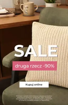 home&you - gazetka promocyjna Promocja druga rzecz -90%: produkty SALE od piątku 07.08 do wtorku 11.08