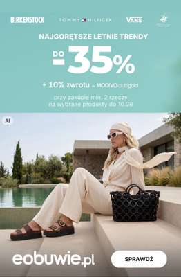 eobuwie.pl - gazetka promocyjna Do -35% przy zakupie min. 2 rzeczy od czwartku 06.08 do poniedziałku 10.08