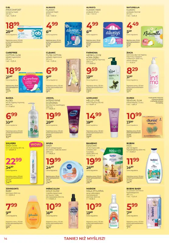 Drogerie Jawa - gazetka promocyjna Gazetka od czwartku 06.08 do środy 02.09 - strona 14