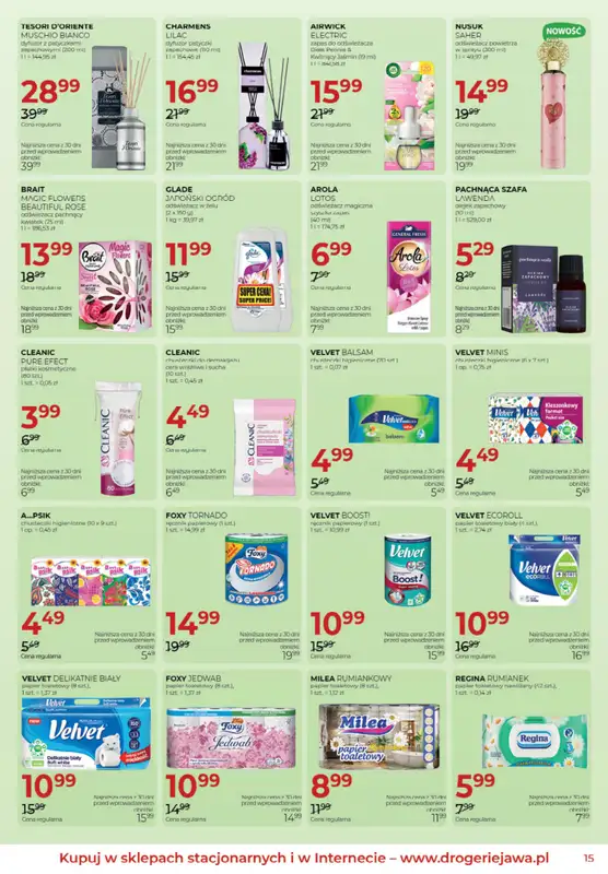 Drogerie Jawa - gazetka promocyjna Gazetka od czwartku 06.08 do środy 02.09 - strona 15