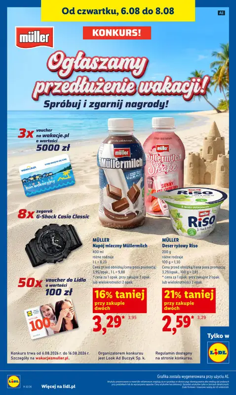 Lidl - gazetka promocyjna Oferta od czwartku od czwartku 06.08 do soboty 08.08 - strona 60