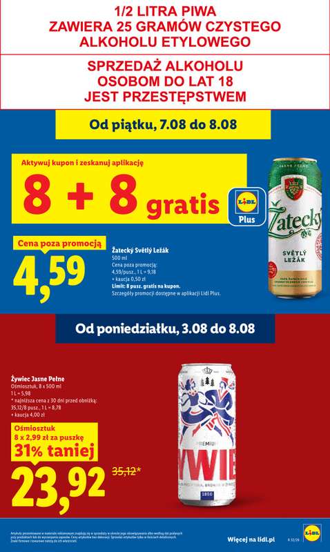 Lidl - gazetka promocyjna Oferta od czwartku od czwartku 06.08 do soboty 08.08 - strona 25
