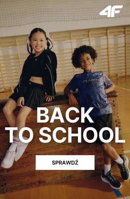 4F - gazetka promocyjna Kolekcja Back to School dla dzieci od czwartku 06.08 