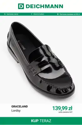 Deichmann - gazetka promocyjna Półbuty damskie od czwartku 06.08  - strona 8