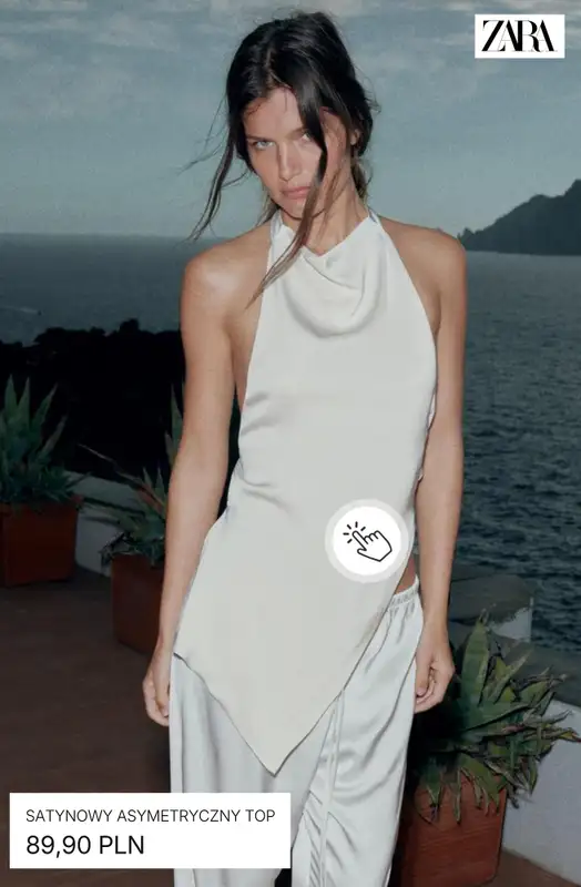 Zara - gazetka promocyjna Topy halter od czwartku 06.08  - strona 2