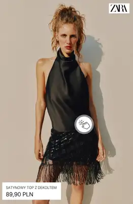 Zara - gazetka promocyjna Topy halter od czwartku 06.08  - strona 5