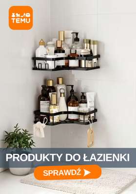 Temu - gazetka promocyjna Produkty do łazienki od czwartku 06.08 