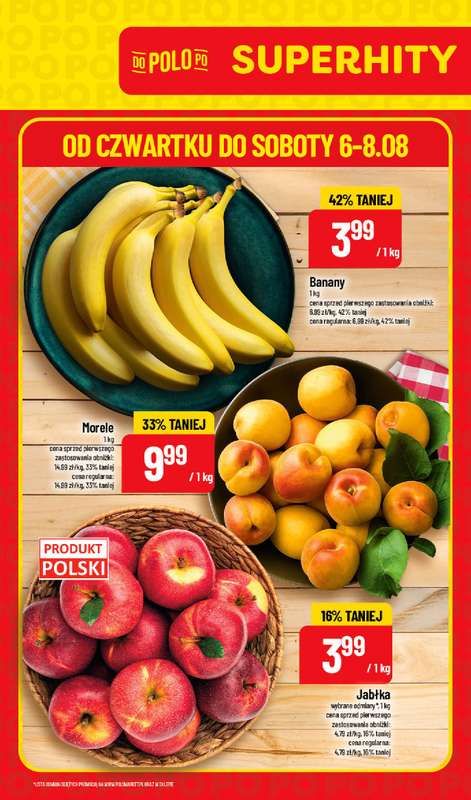 POLOmarket - gazetka promocyjna Super hity na weekend od czwartku 06.08 do soboty 08.08