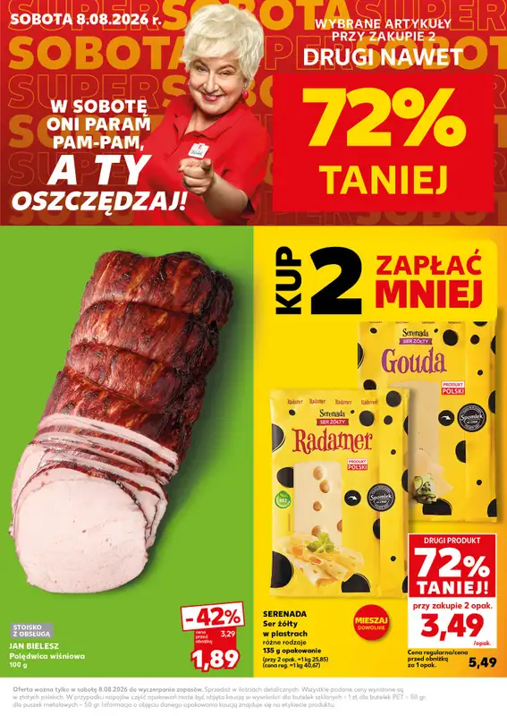 Kaufland - gazetka promocyjna Oferta Kaufland - SUPER SOBOTA od soboty 08.08 do soboty 08.08 - strona 3