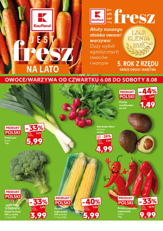 Kaufland - gazetka promocyjna Oferta Kaufland - SUPER SOBOTA od soboty 08.08 do soboty 08.08 - strona 8