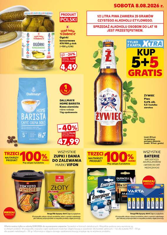 Kaufland - gazetka promocyjna Oferta Kaufland - SUPER SOBOTA od soboty 08.08 do soboty 08.08 - strona 5