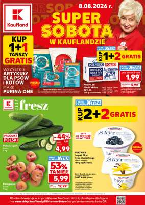 Kaufland - gazetka promocyjna Oferta Kaufland - SUPER SOBOTA od soboty 08.08 do soboty 08.08