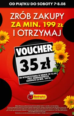 Biedronka - gazetka promocyjna Tani Weekend od piątku 07.08 do soboty 08.08 - strona 3