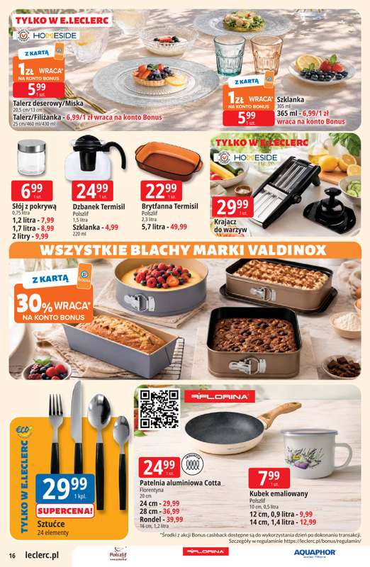 Leclerc - gazetka promocyjna Oferta E.Leclerc od wtorku 11.08 do soboty 22.08 - strona 16