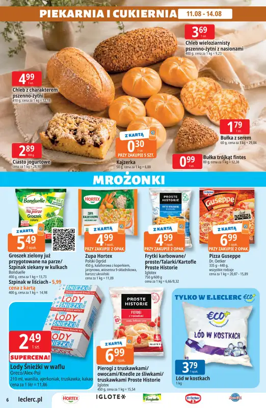 Leclerc - gazetka promocyjna Oferta E.Leclerc od wtorku 11.08 do soboty 22.08 - strona 6