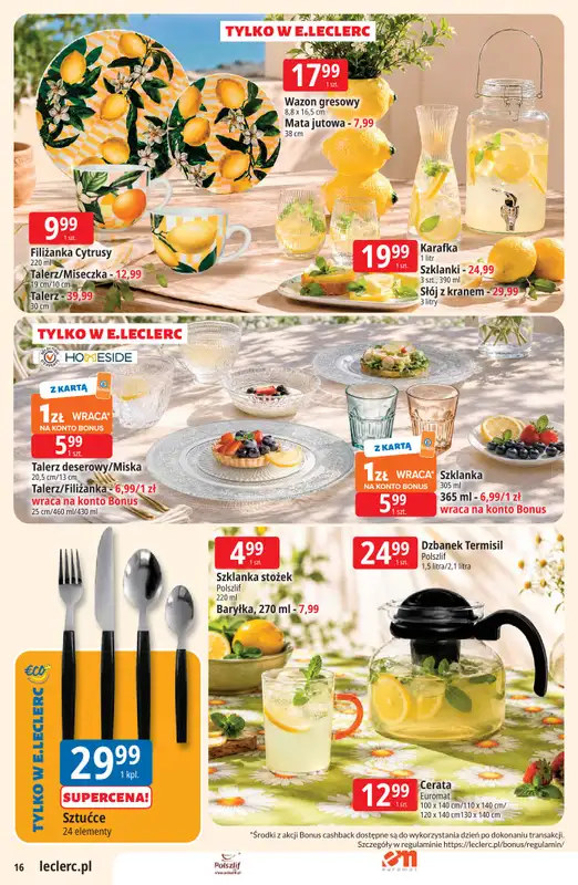Leclerc - gazetka promocyjna Oferta E.Leclerc od wtorku 11.08 do soboty 22.08 - strona 16