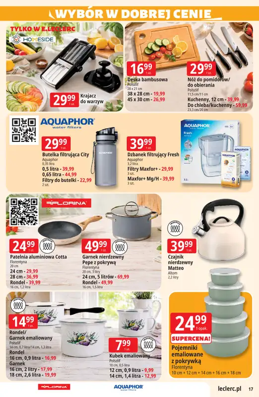 Leclerc - gazetka promocyjna Oferta E.Leclerc od wtorku 11.08 do soboty 22.08 - strona 17