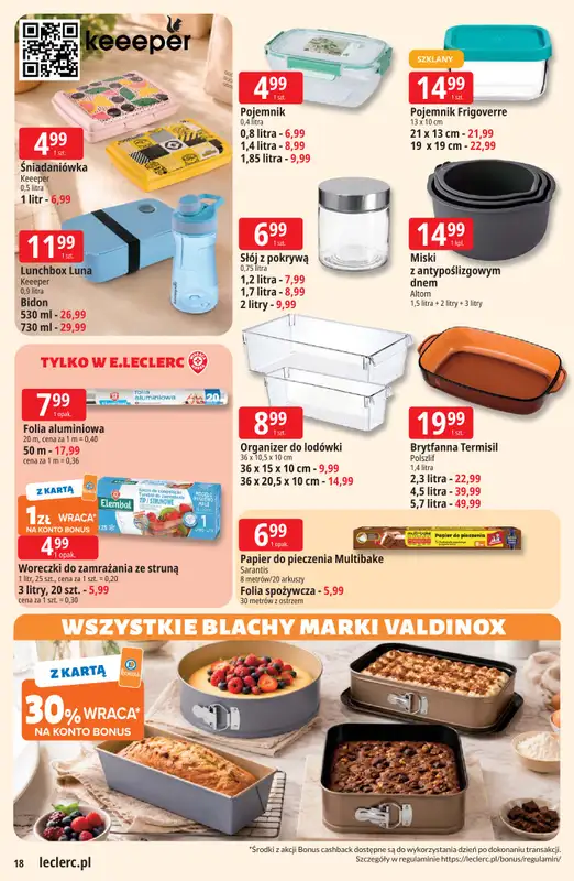 Leclerc - gazetka promocyjna Oferta E.Leclerc od wtorku 11.08 do soboty 22.08 - strona 18