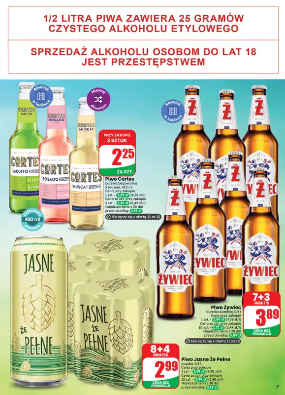 Dino - gazetka promocyjna Weekendowe okazje od piątku 07.08 do soboty 08.08 - strona 7