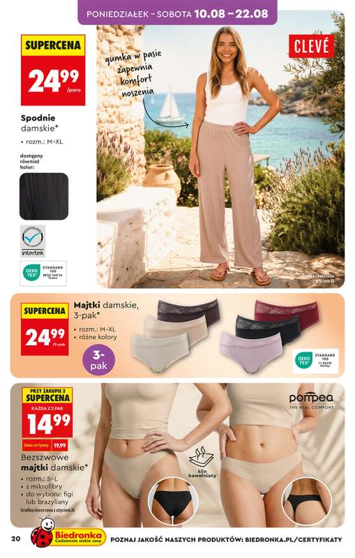 Biedronka - gazetka promocyjna Hity i inspiracje, od 10.08 od poniedziałku 10.08 do środy 26.08 - strona 20