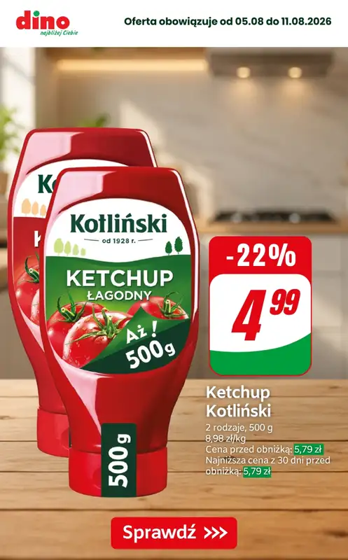 Dino - gazetka promocyjna Nawet do -50% taniej od piątku 07.08 do wtorku 11.08 - strona 4